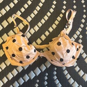 NEW Sexy T Unlined Smooth Polka Dot Bra